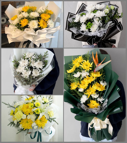 安徽滁州市凤阳县刘府镇光明村白事花束代送